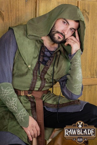 Karanthir Suede Tunic for LARP, Fantasy Cosplay, Renaissance Faire. - Bild 3 von 8