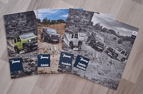 Suzuki Jimny (1/2019) Prospekt + Preisliste + Zubehör-Prospekt