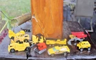 Hot wheels Vintage Earth Mover  Loader Matchbox Dump Construction toy car Lot