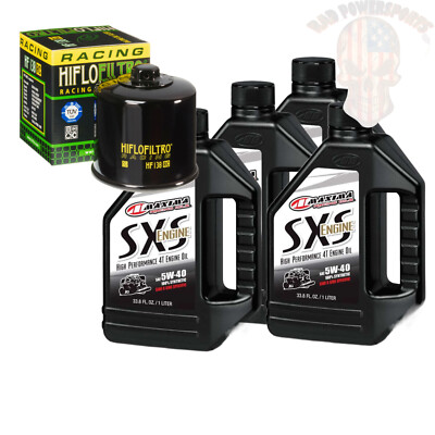 Oil Change Kit For 2005 Suzuki Lt-A700X KingQuad 4X4 IRS Maxima Synthetic 5W-40