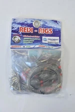 Joy Fish Stainless Steel Redi-Rig Trident Hooks 12 Pack 2 oz TTLFSH2T-DZ