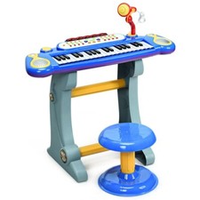 37 Key Kids Piano Toy Keyboard Electronic Keyboard w/Adjustable Volume Control