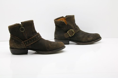 Botines Fiorentini Baker Número: EUR 38 Usados (Cod.STS94) Bikers Marrones - Imagen 2 de 6