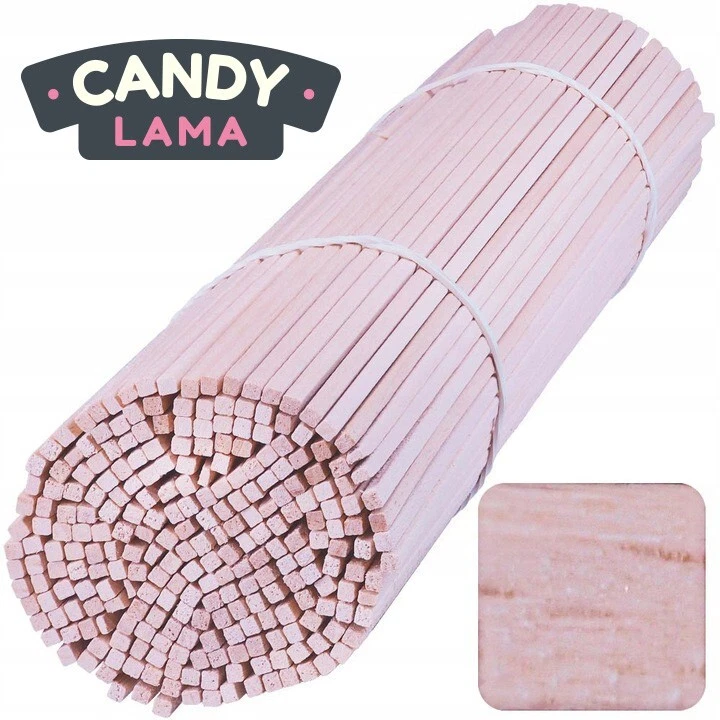 Cotton Candy High-Quality BEECH WOOD Square Sticks 11 inch/27cm 1000 pcs - Image 2 of 4