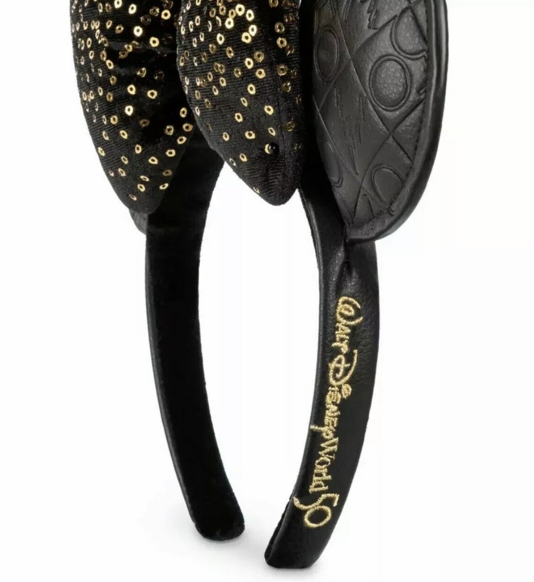 Disney World 50th Anniversary Black Luxe Gold Minnie  display picture 3