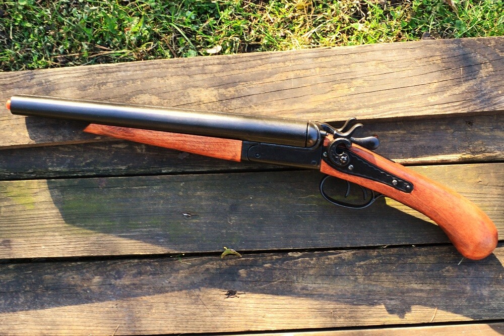 1881 Pistol Grip Double Barrel Coach Shotgun - Non-Firing Denix