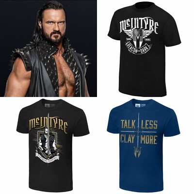 DREW MC INTYRE T SHIRT SIZES MODELS IN VARIATIONS.CHOOSE YOUR FAVORITE