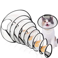Pet Cat Dog Collar Head Wound Healing Anti-Bite Protective Cover Cone Guard