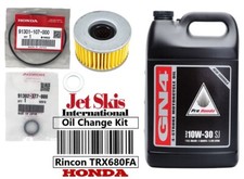 Honda Rincon 680 TRX 680 FA TRX680 Rubicon OEM Oil Change Kit O-Rings & Filter