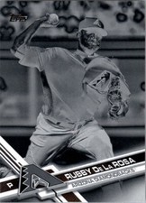 2017 Topps Black and White Negative #231 Rubby De La Rosa - NM-MT
