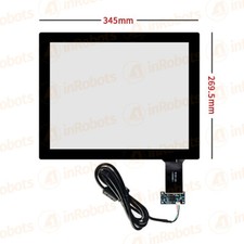 345 269mm 15.1 inch Capacitive Touch Screen USB Control Card Plug and Play