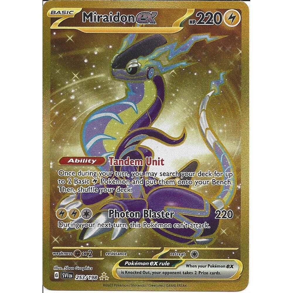 Pokemon Card Miraidon Koraidon ex UR 358 360/190 sv4a Shiny Treasure e –  GLIT Japanese Hobby Shop