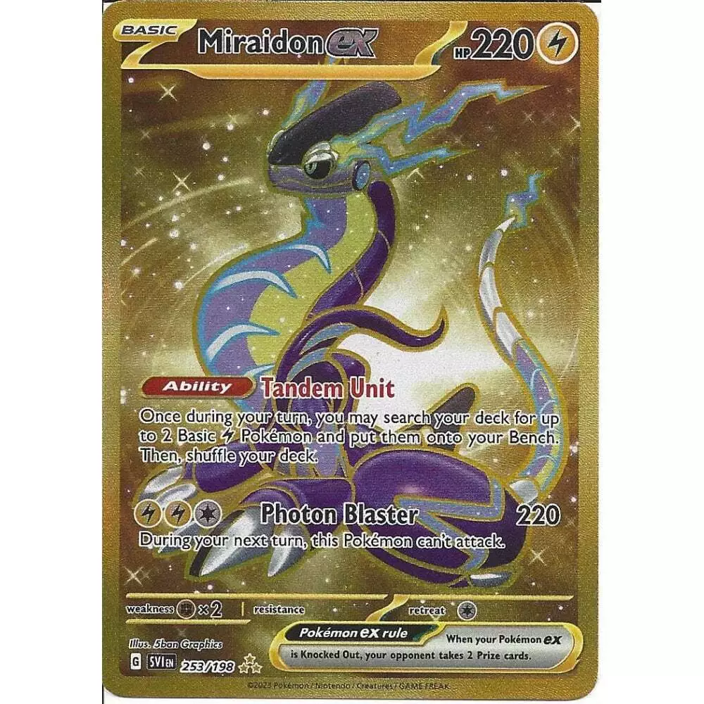 Miraidon ex sv1 253  Pokemon TCG POK Cards