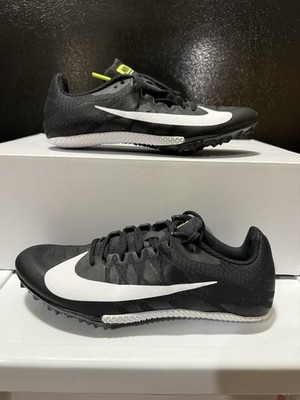 Nike Zoom Rival S 9 Track Spike Sprinting Black/White-Volt 907564-017 Men's Sz 6