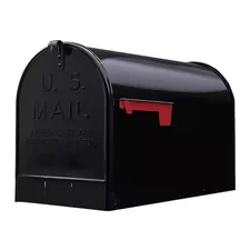 Heavy-Duty Extra Large Jumbo Post Mount Rural Mailbox Galvanized Steel Package