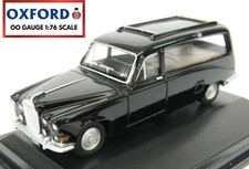 Oxford Diecast 76DS002 Hearse Daimler DS420 Black Funeral Car  1:76 OO Gauge