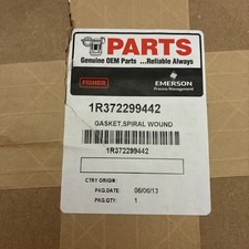 Fisher Emerson 1R372299442 Spiral Wound Gasket Inconel Graphite OEM NOS