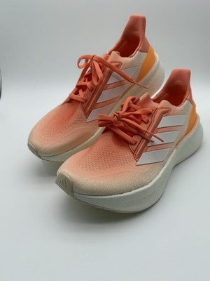 adidas Ultraboost 5X Women s Running Shoes Orange White NWT JR0533 US Size 10