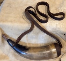 New Powder Horn  Strap Mt. Man Rendezvous Reenactment Gear 18th/19th Century