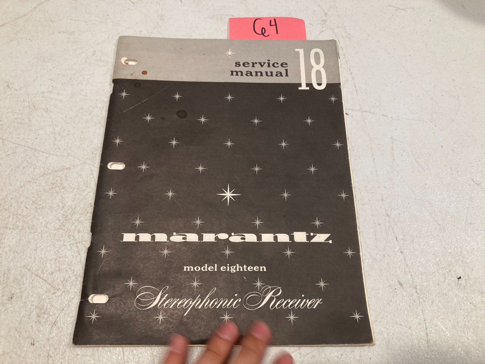 Marantz Model 18 Receiver  Service Manual *Original*