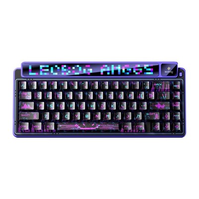 x Aula AMG65 Mechanical Gaming Keyboard with Dual Screen, 65% Wireless Small ...