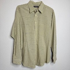 Roundtree Yorke Mens X-Large Button Down Dress Shirt Long Sleeve