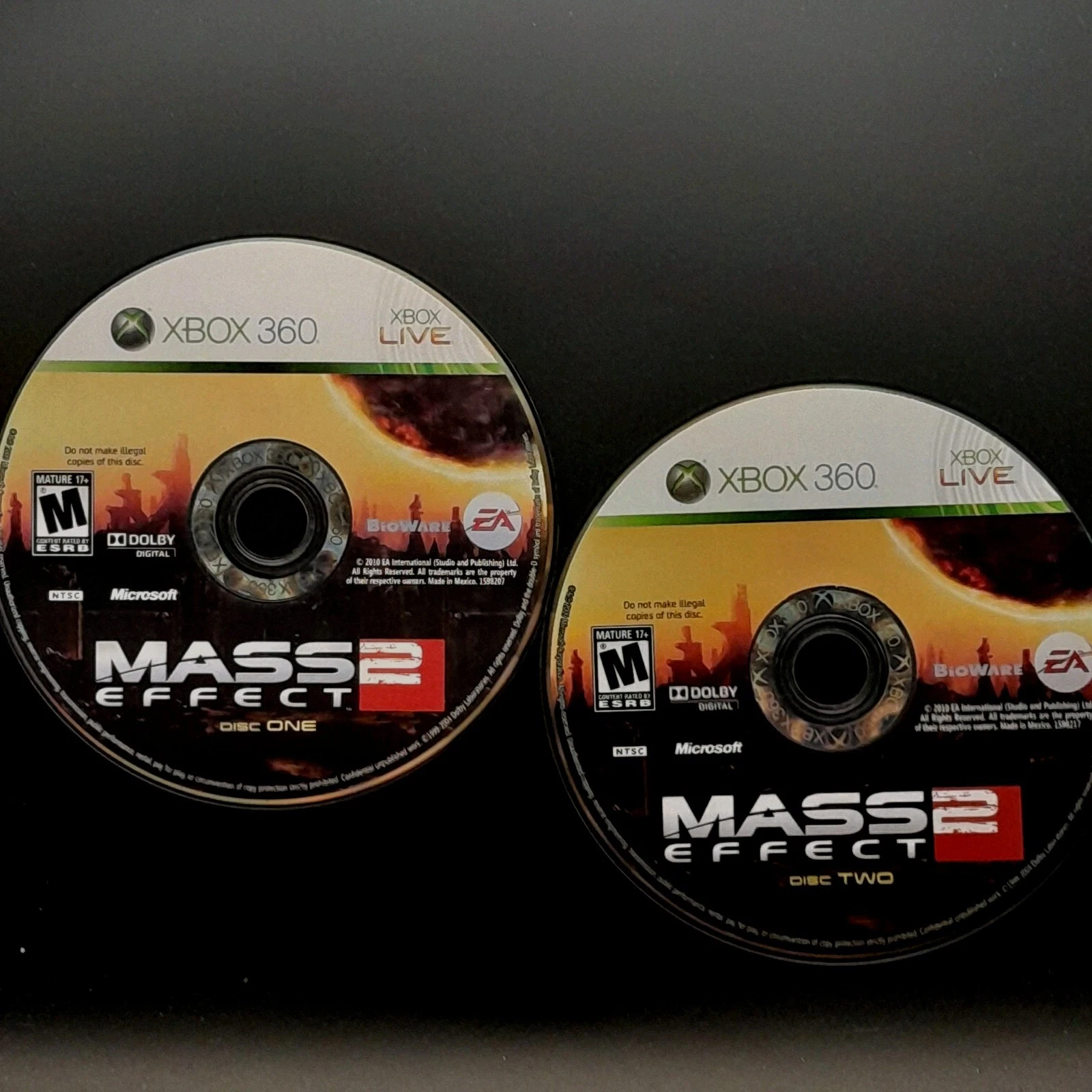 Mass Effect 2 - Xbox 360 – Disc Only – Resurfaced/Tested