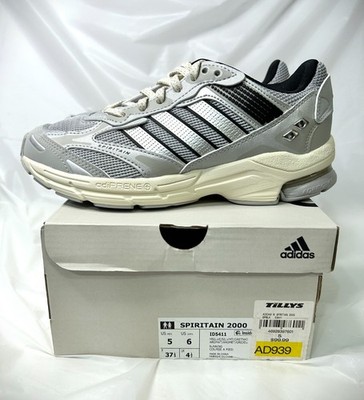Adidas Spiritain 2000 Matte Silver/Silver Metallic/Gray  Size 6W/5M