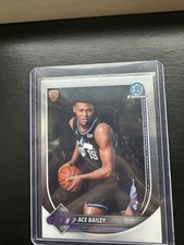 Topps 2025-26 Chrome Ace Bailey #255 Rookie Utah Jazz Base Set