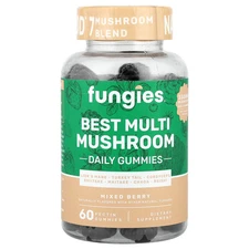 Best Multi Mushroom Daily Gummies, Mixed Berry, 60 Pectin Gummies