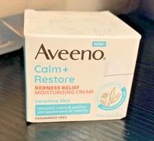 Aveeno Calm + Restore Redness Relief Moisturizing Cream (1.7oz) Sensitive Skin