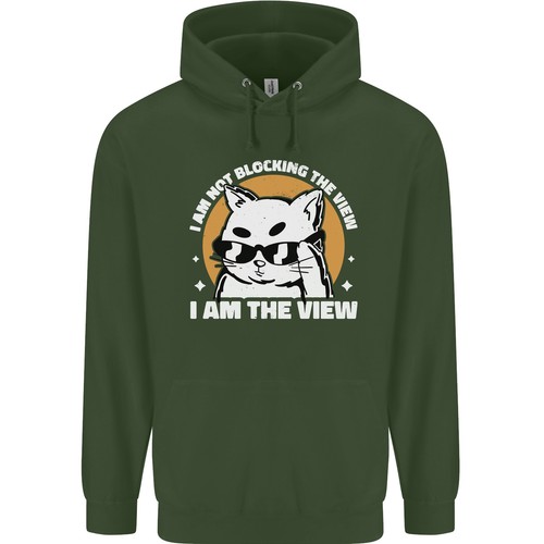 Lustig Katze I Am The View Herren 80% Baumwolle Kapuzen - Bild 7 von 27