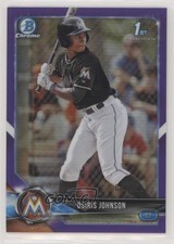 2018 Bowman Draft Chrome Purple Refractor 46/250 Osiris Johnson #BDC-103 1s8