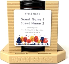 Sticker Label Application Installation Tool for Jars, Containers, Bottles, Ad...