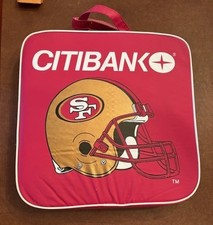 De colección San Francisco 49ers 1997 Día de Apertura Citibank Asiento Cojín Candelabro Parque