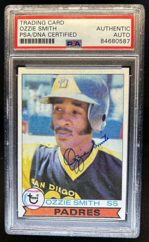 Trading Card Ozzie Smith PSA Certified Auto Autograph Authentic