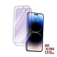 2 Pack Anti Blue Light Screen Protector Compatible with iPhone 14promax Green