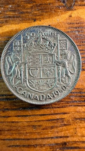 Canada 50 Cents 1950