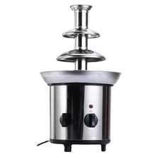 Chocolate Fountain, 3/4 Tires Electric Chocolate Fountain Machine for Nacho C...