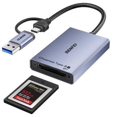 BENFEI CFexpress Type B Card Reader with USB 3.2 (Gen 2) 10Gbps USB CF type-B