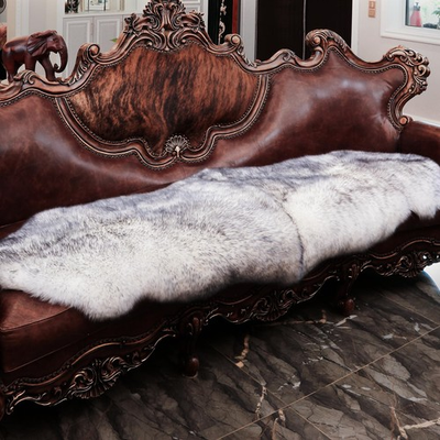 #ad #ad Fluffy Patchwork Sheepskin Rug with Little Patches Fuzzy Shaggy Fur Genuine ... $114.27