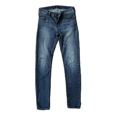Lee Malone Men's Skinny Jeans W30 L34 Blue Denim Stretch Pants Great Cond