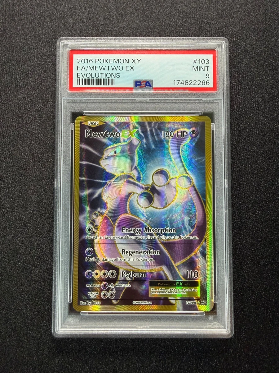 Mewtwo Pokémon TCG Evolutions Ultra Rare Individual Collectible