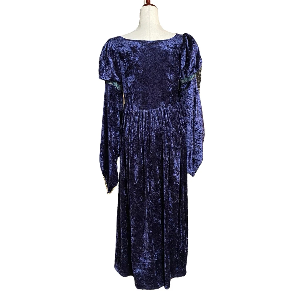 Divertido Mundo Terciopelo Renacimiento Feria Ren Medieval Camelot Princesa Disfraz Adulto L Foto 3 de 4