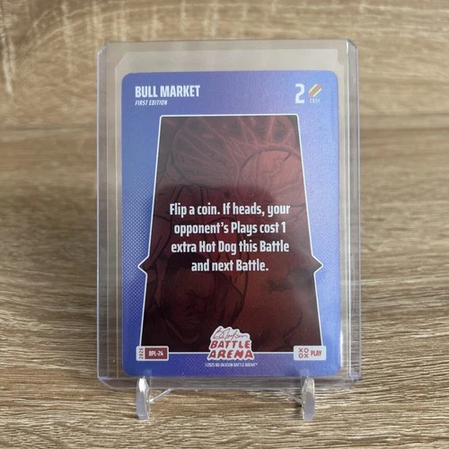 2026 Bo Jackson Battle Arena Bull Market First Edition Bonus Play Foil SP BPL-24