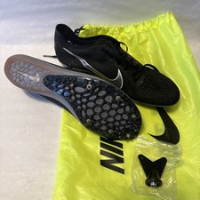 Nike Zoom Victory 3 Track Spikes Black Indigo Fog Men's Size 9.5 FREE SHIPPING
