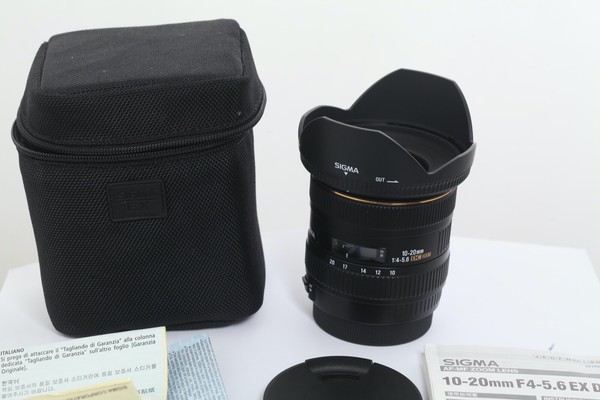 SIGMA 10-20MM F/4-5,6 DC HSM EX . GRAN ANGULAR PARA CANON EOS EF-S
