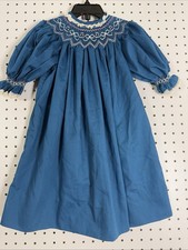 Vintage handmade 2t/3t ruffle dress bows lace modest cottage core