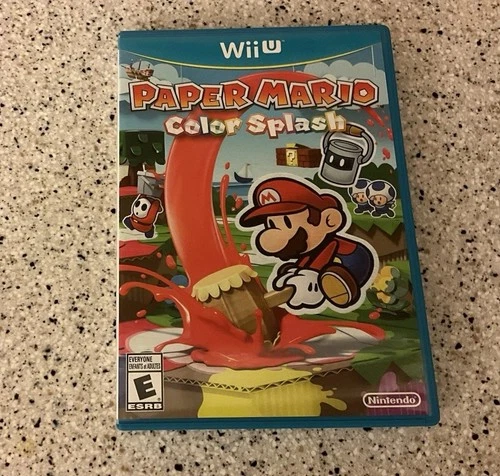 Paper Mario Color Splash  (Nintendo Wii U, 2016)