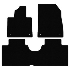 Fußmatten, Automatten für Smart #3 Elektro 2024-…, Schwarz x14 Rand